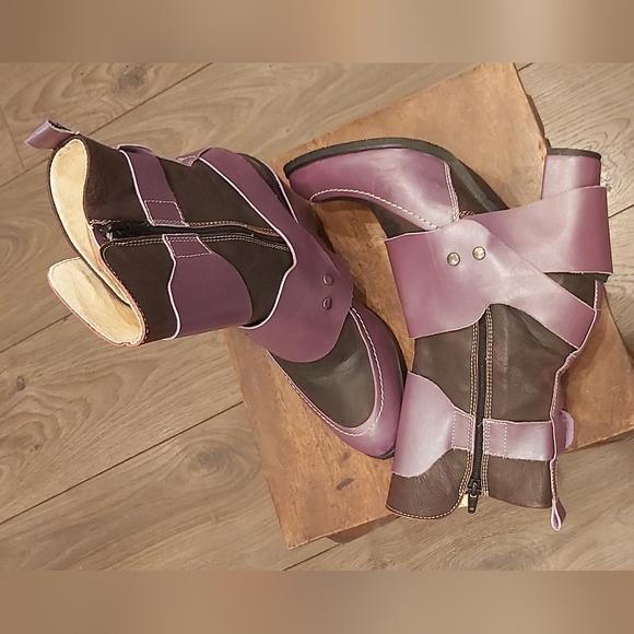 Eject leather ankle booties - Picture 5 of 10